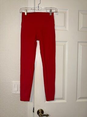 Fleo Red Active Leggings